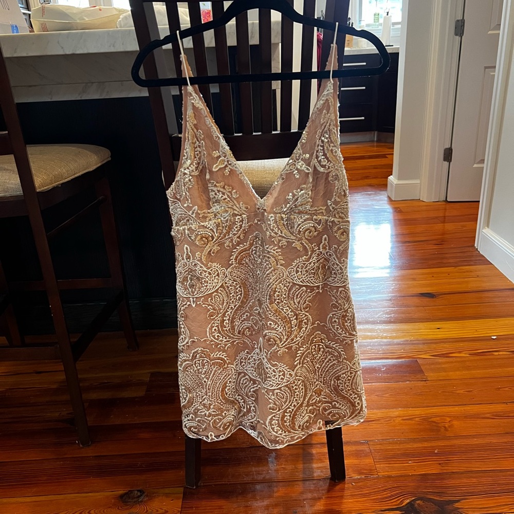 NWT free people night shimmers mini